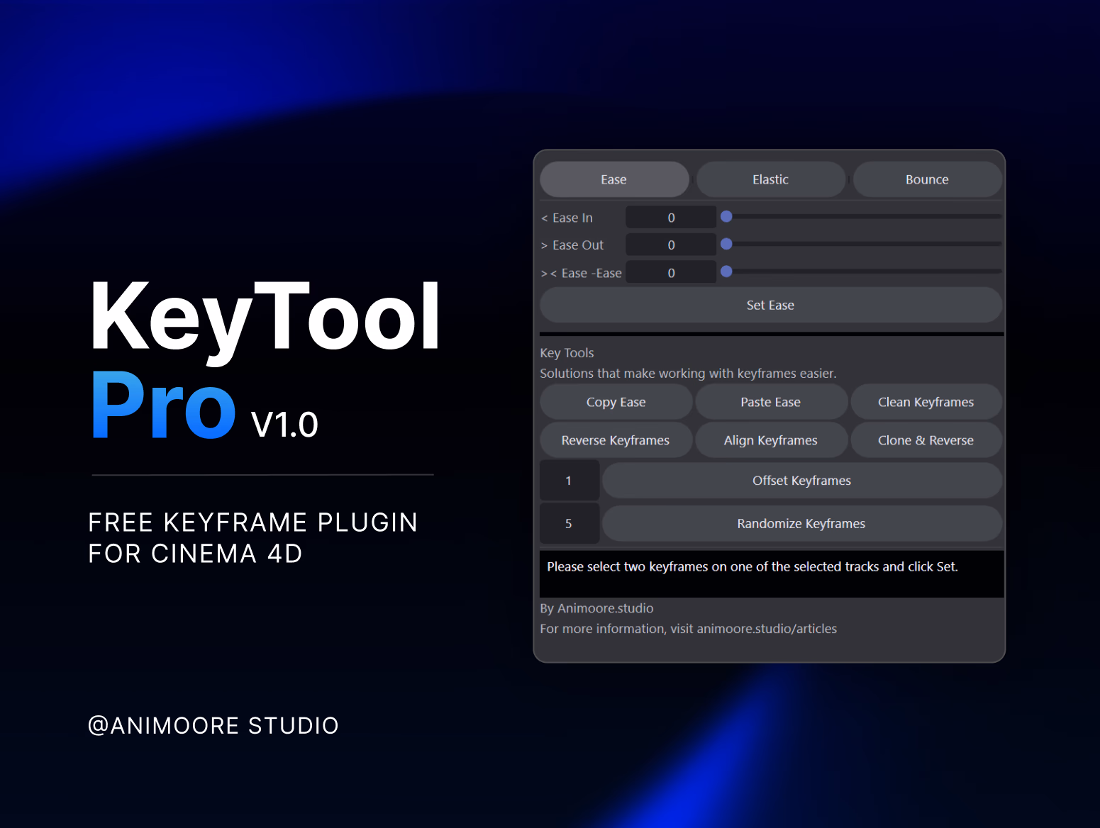 KeyTool Pro v1.0 for Cinema4D ♦